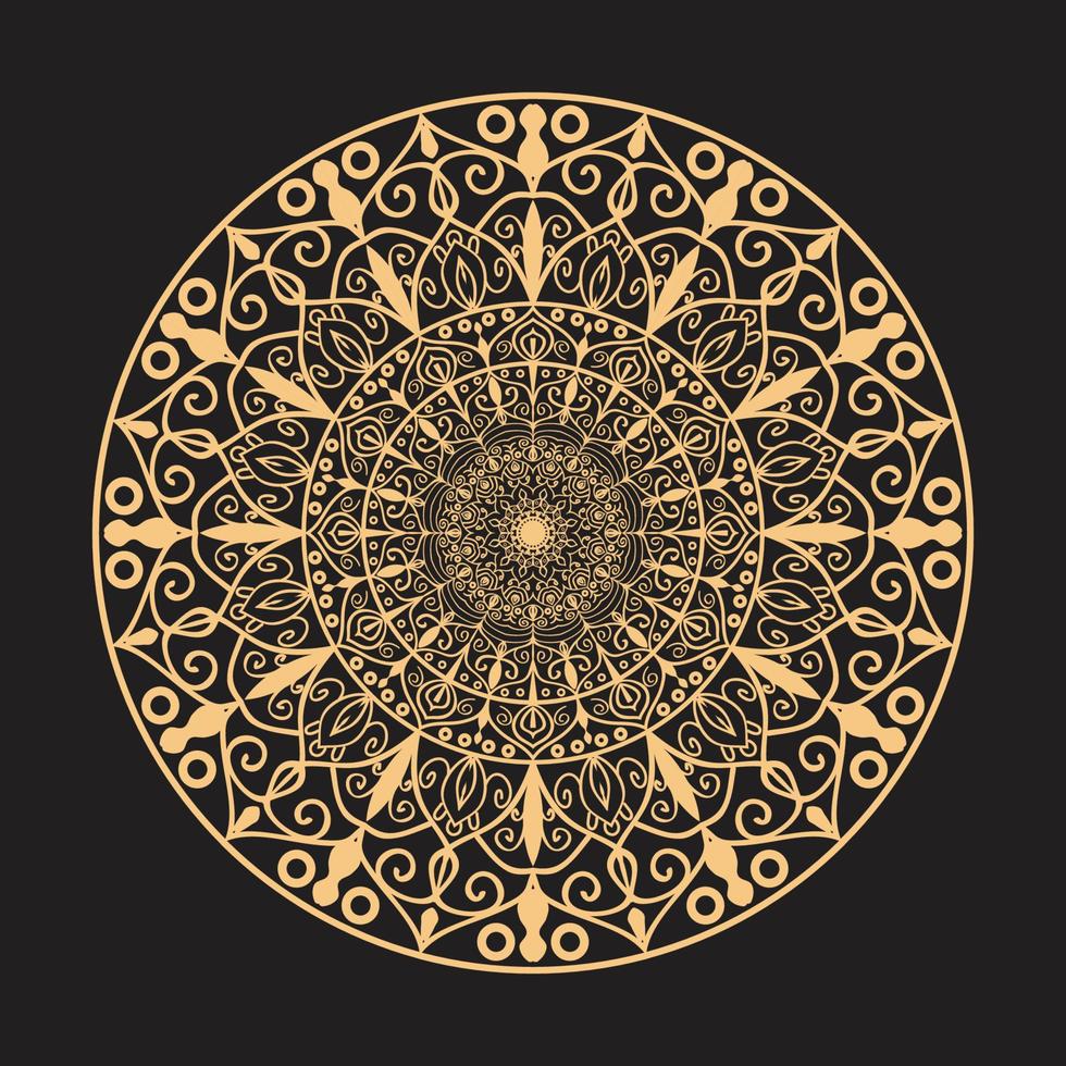 Mandala Design Decorative Pattern Decoration Snowflake vector