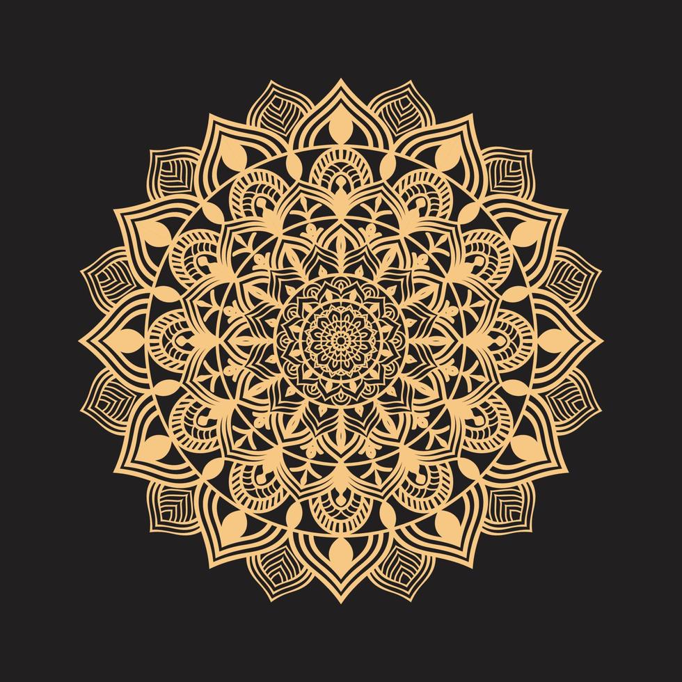 Mandala Design Decorative Pattern Decoration Snowflake vector