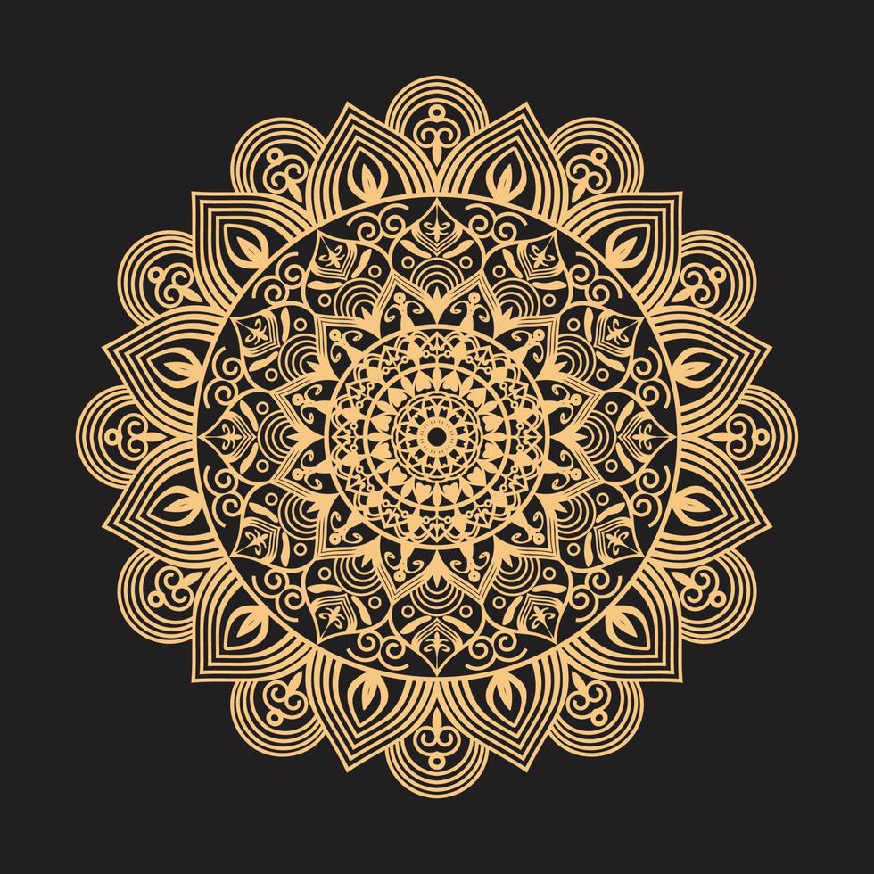 Mandala Design Decorative Pattern Decoration Snowflake vector