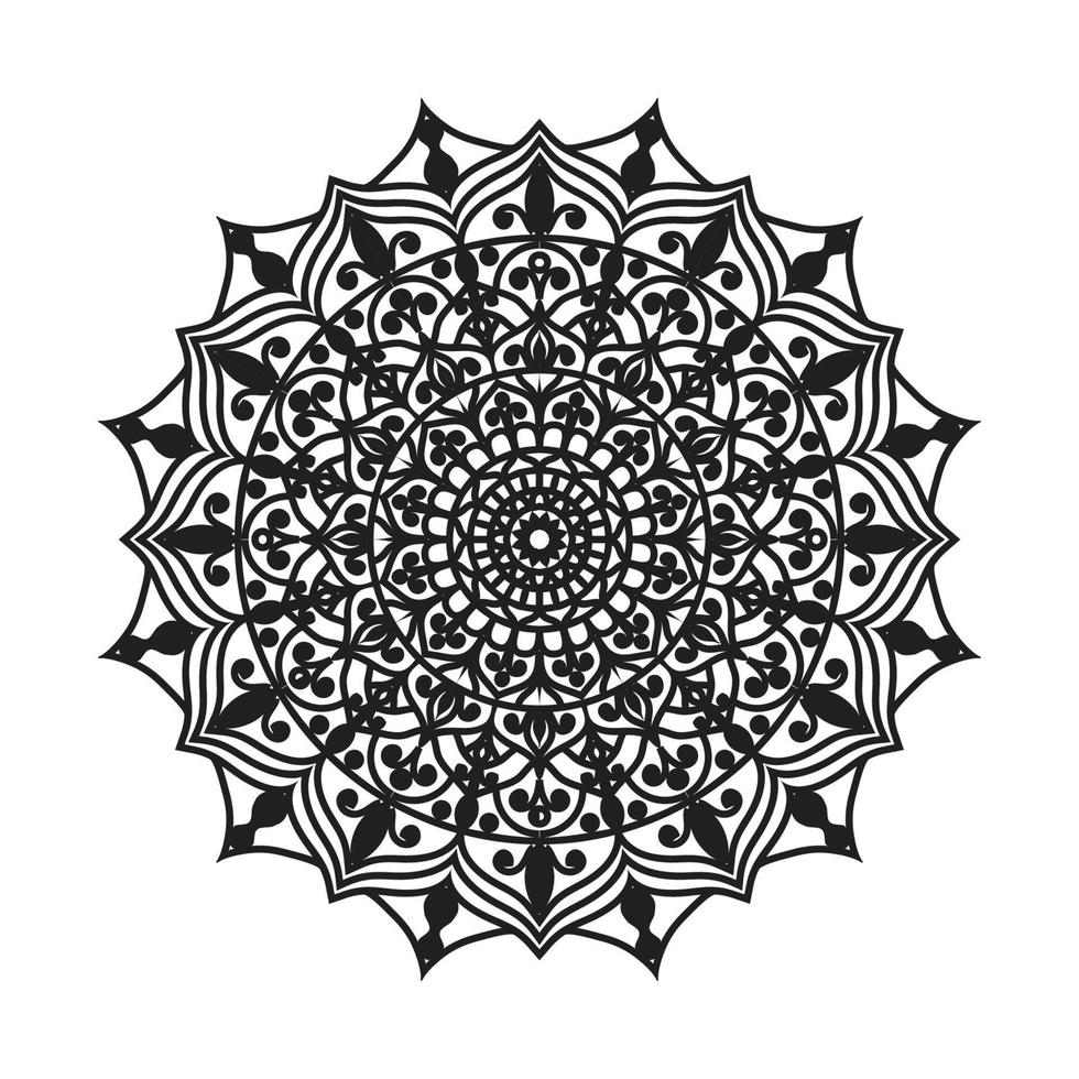 Mandala Design Decorative Pattern Decoration Snowflake vector