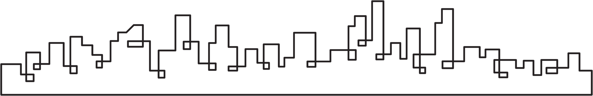 modern cityscape skyline outline drawing. png