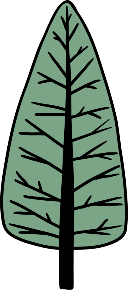 simplicity tree freehand drawing png