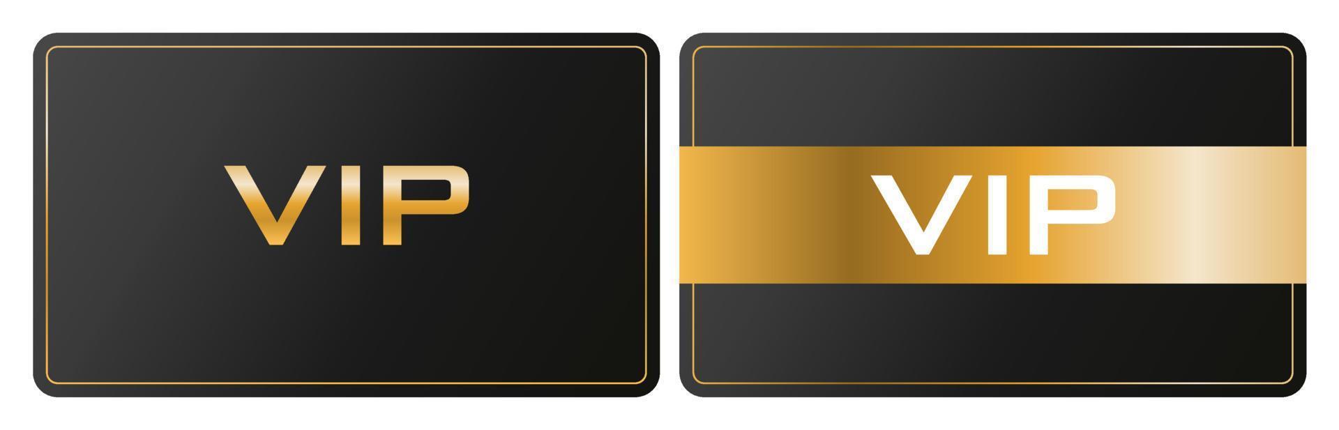 VIP member card vector design. Premium identity symbol