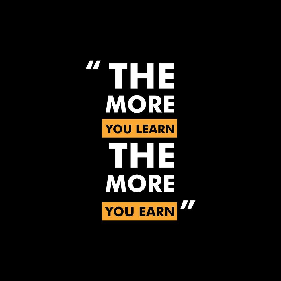 a quotes of the day in simple design vector