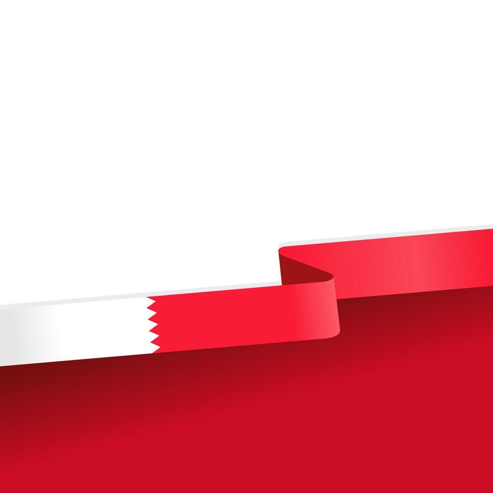 Bahrain national day celebration background. vector