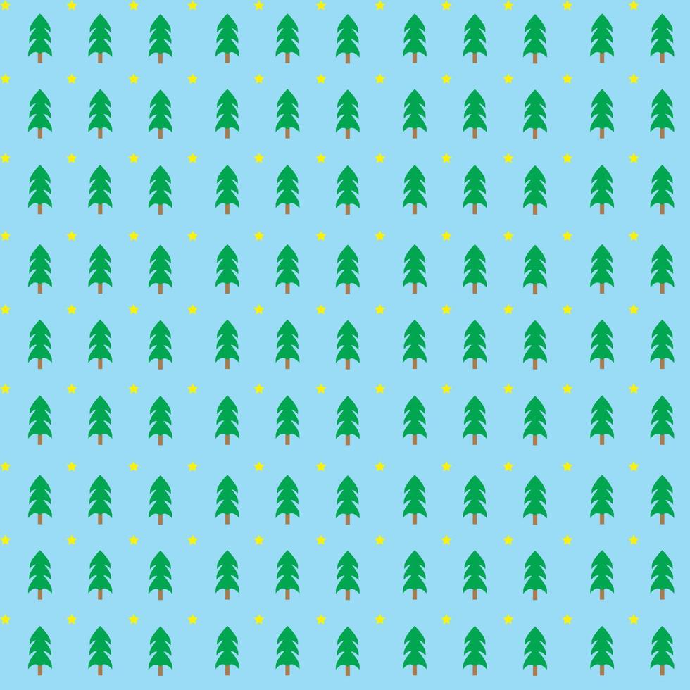 Christmas tree pattern seamless vector