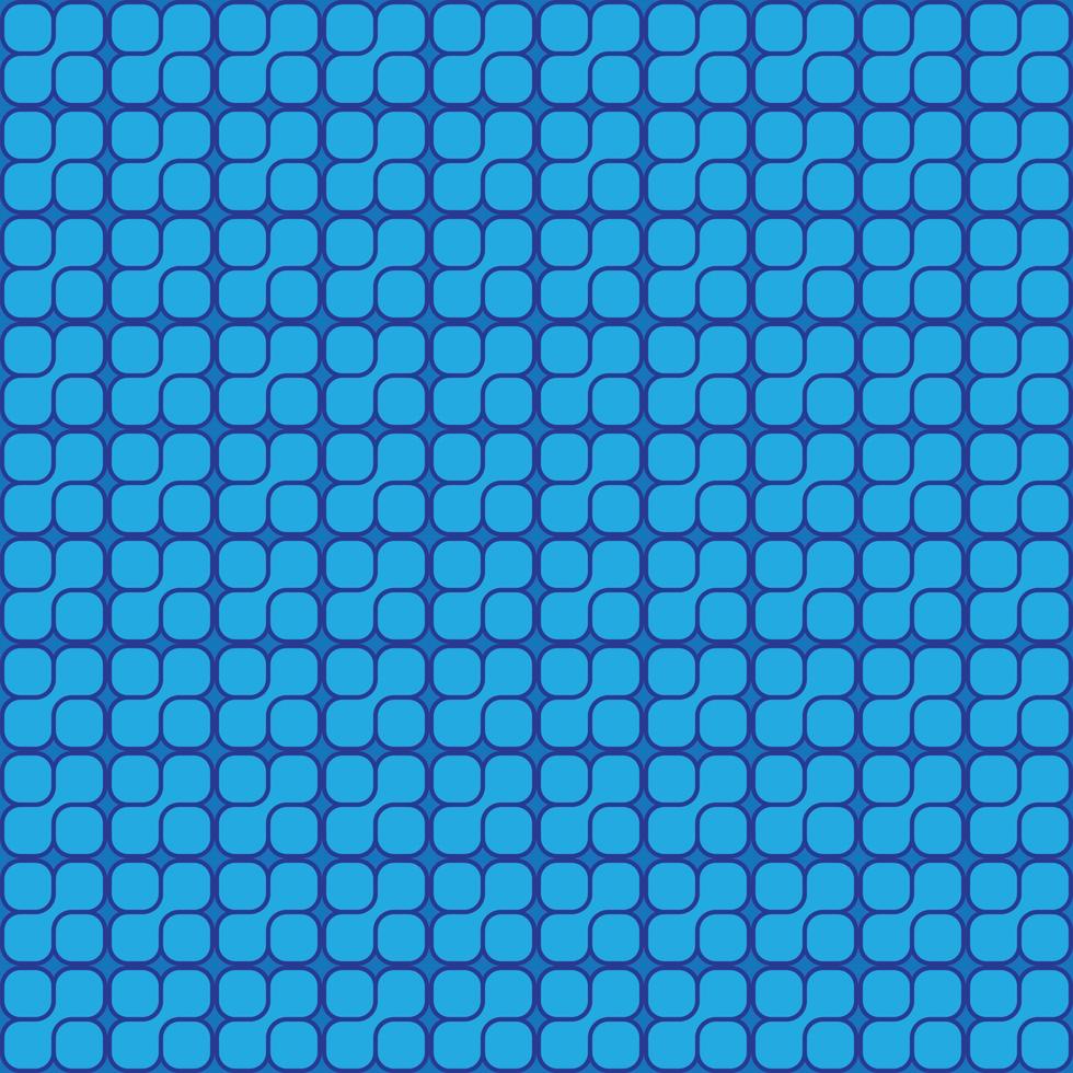 Azulejo de patrón azul o uso para mosaico de tela sin costuras de fondo vector