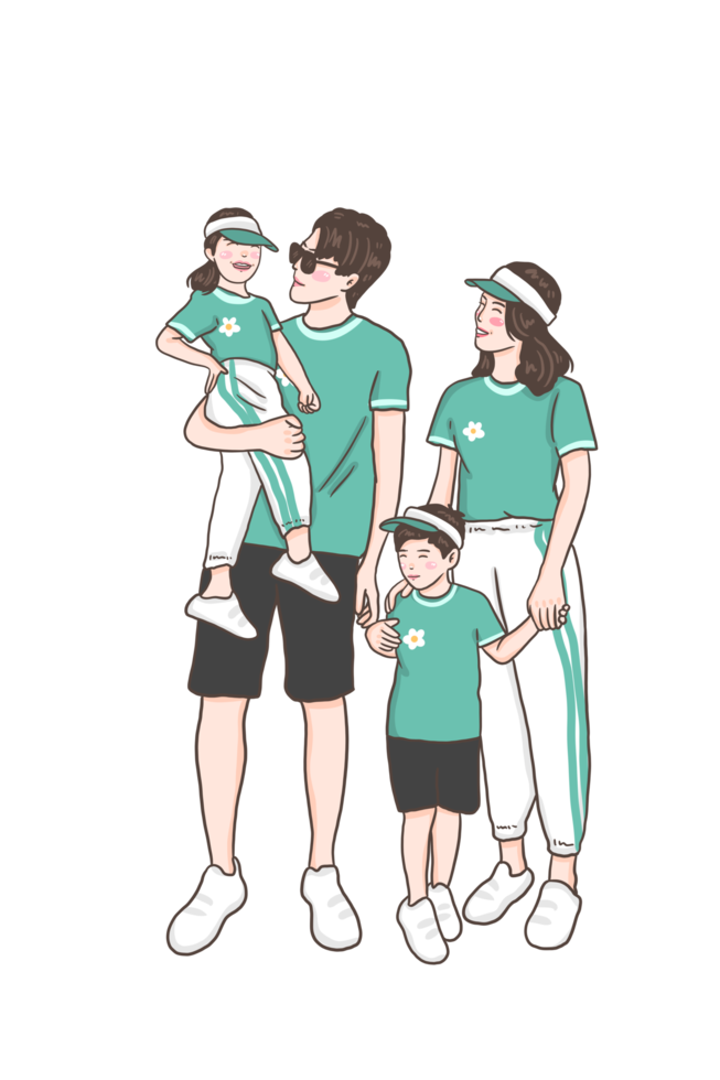 Free familia feliz, padre, madre e hijo 15287638 PNG with Transparent  Background