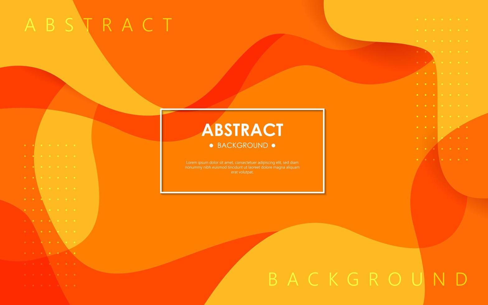 Minimal Abstarct Dynamic orange textured background design in 3D style with orange color. Eps10 Vector