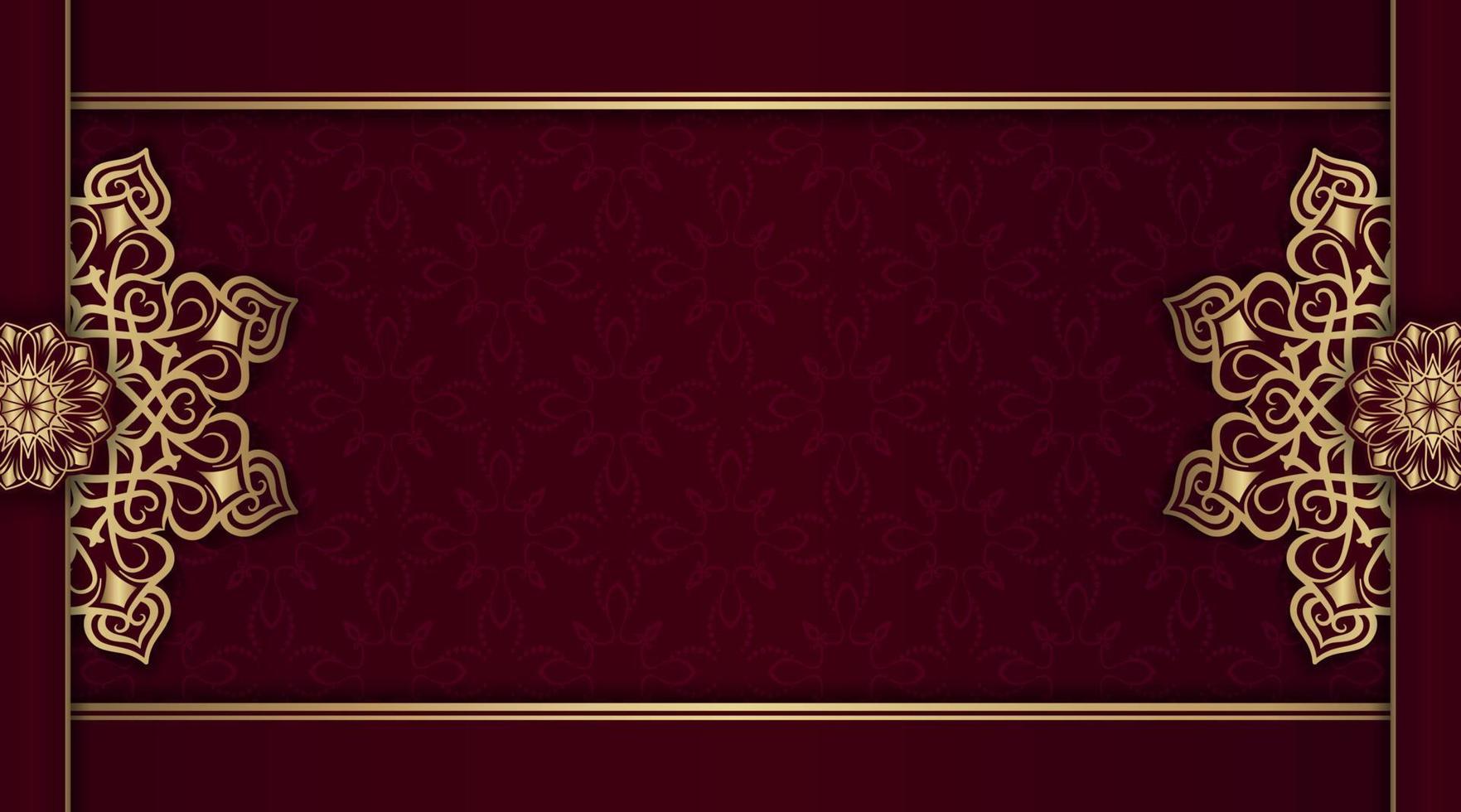 luxury background, with mandala ornament vector