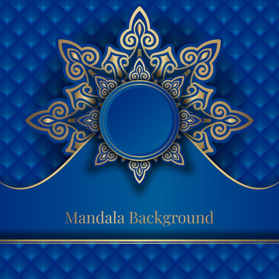 luxury background, with mandala ornament vector