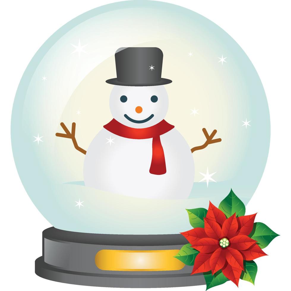 Christmas Globe Ornaments vector