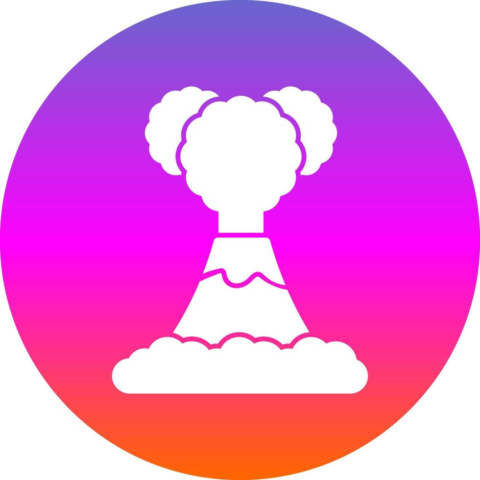 Volcano Vector Icon Design