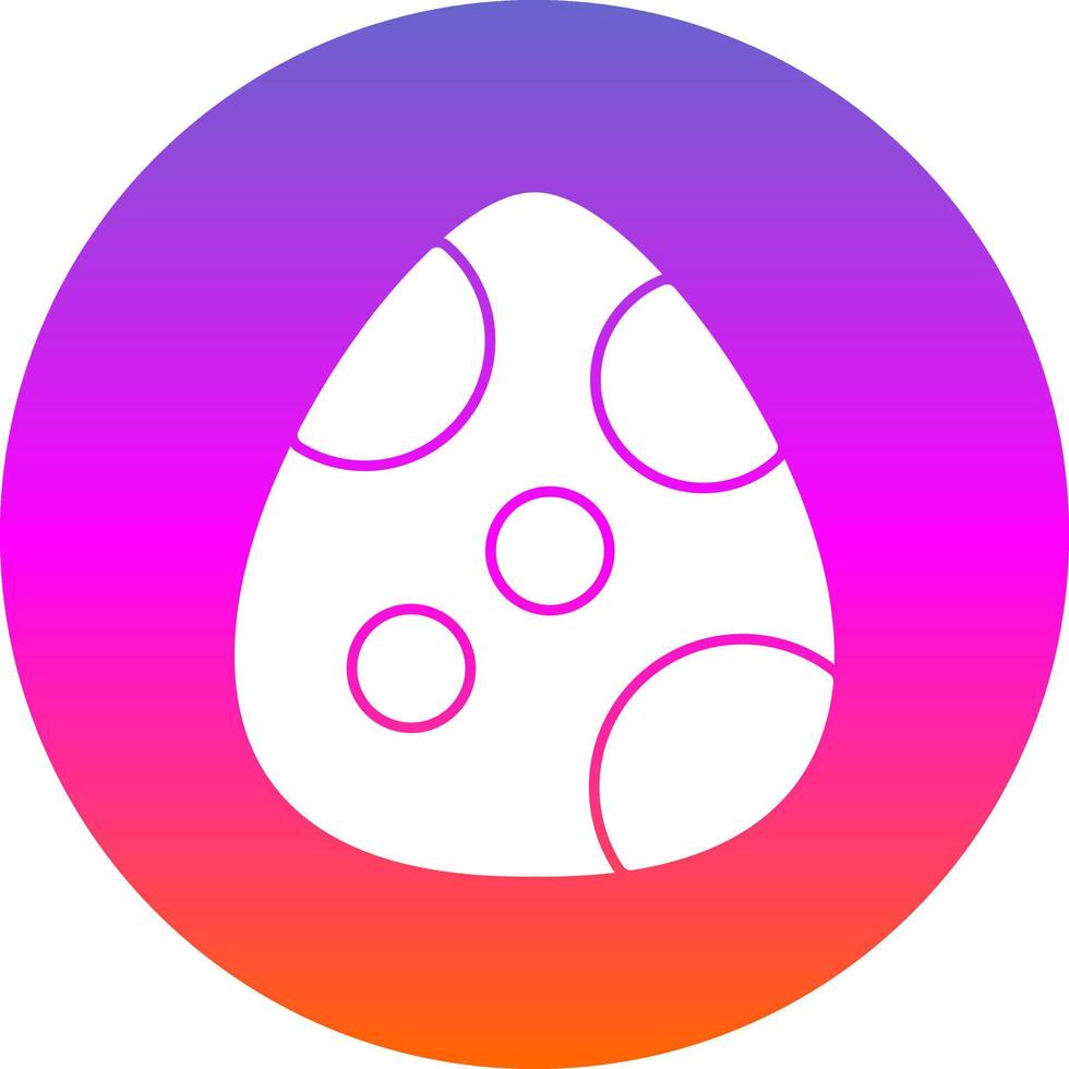 Dinosaur Egg Vector Icon Design