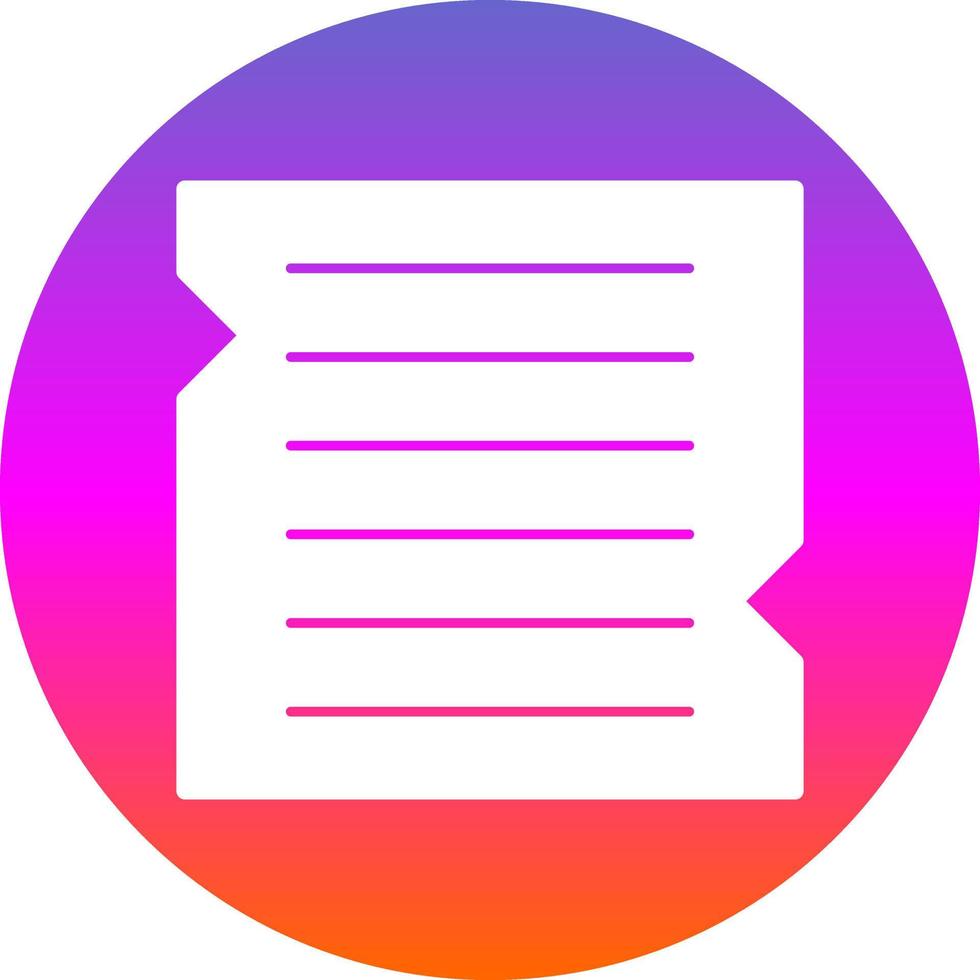 Inscription Vector Icon Design