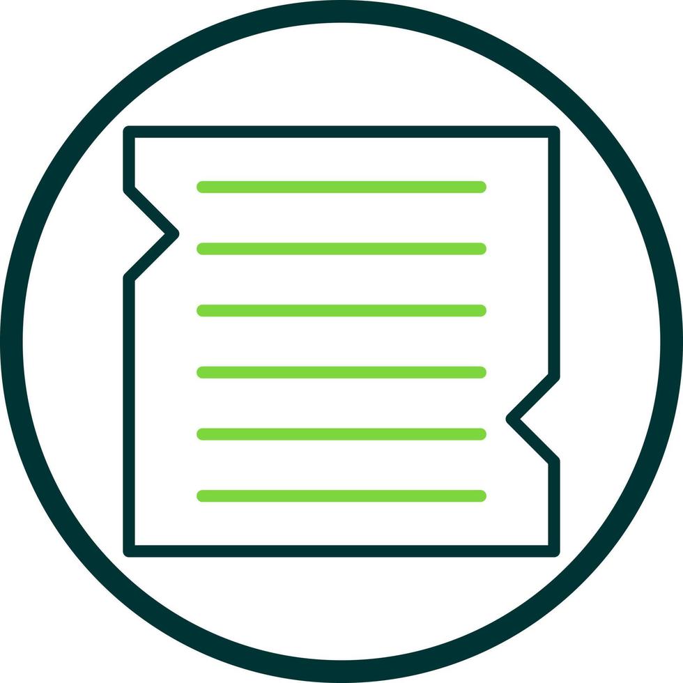 Inscription Vector Icon Design