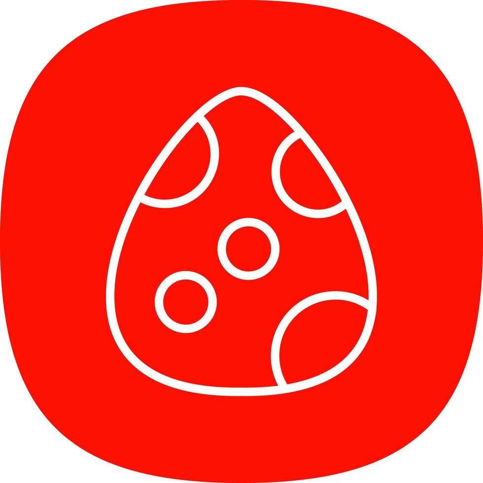 Dinosaur Egg Vector Icon Design