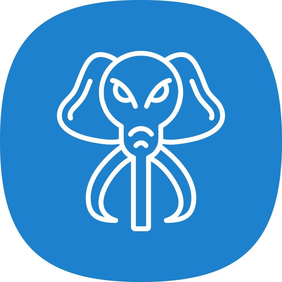 Mammoth Vector Icon Design