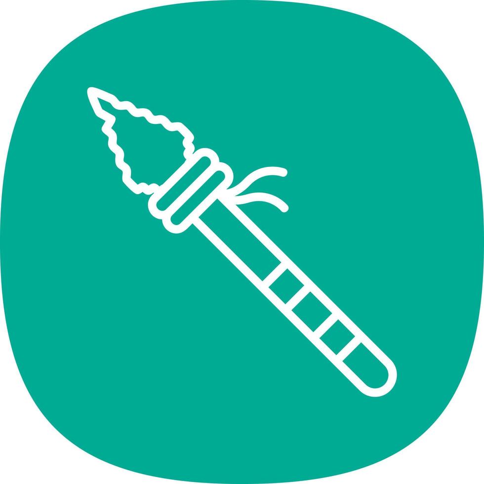 Spear Vector Icon Design