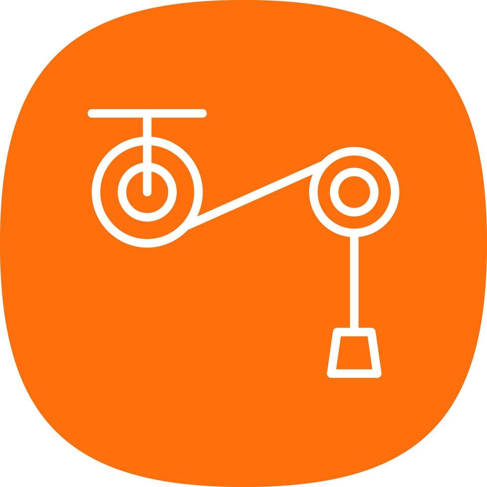 Pulley Vector Icon Design