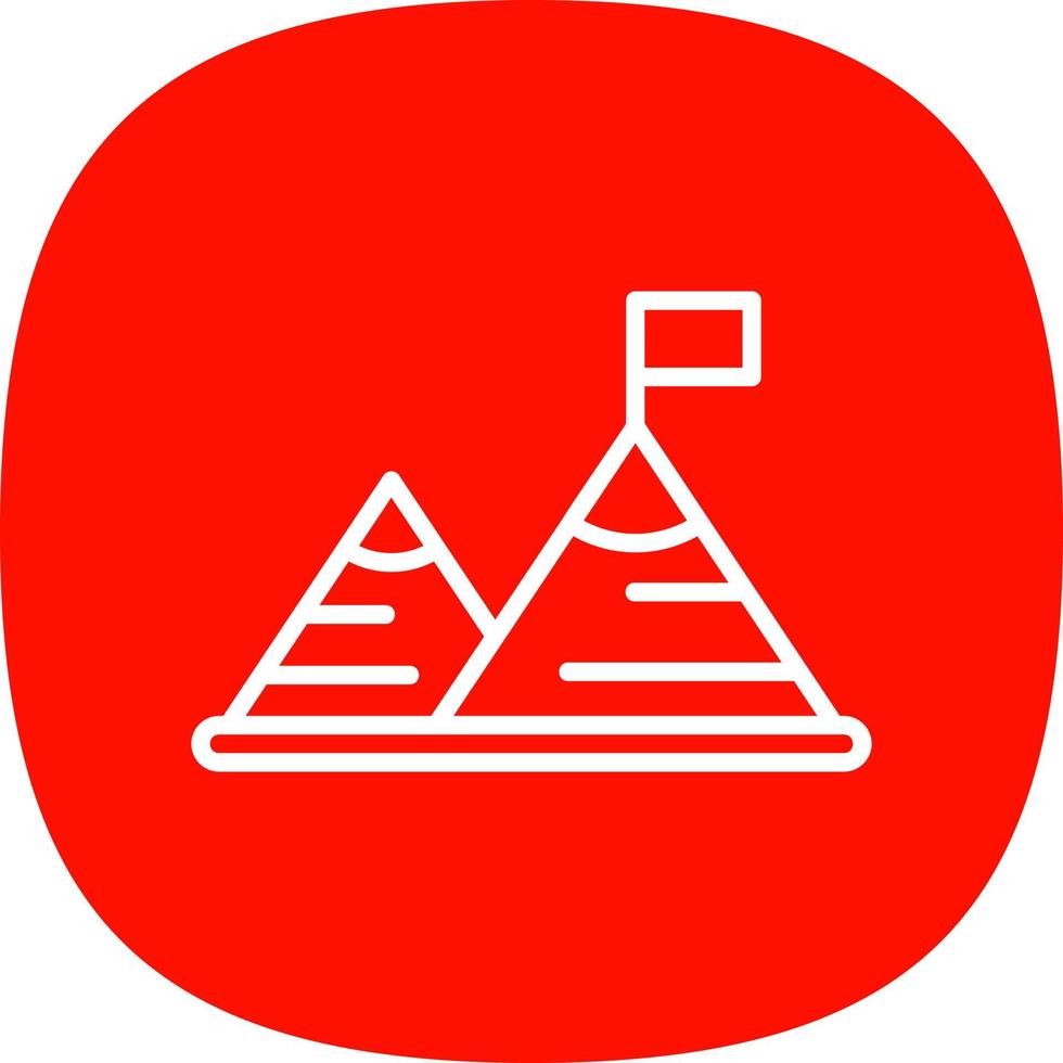 Milestone Vector Icon Design