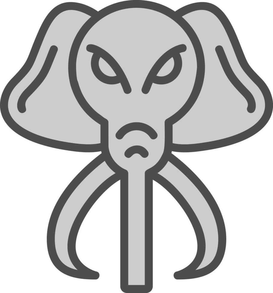 Mammoth Vector Icon Design