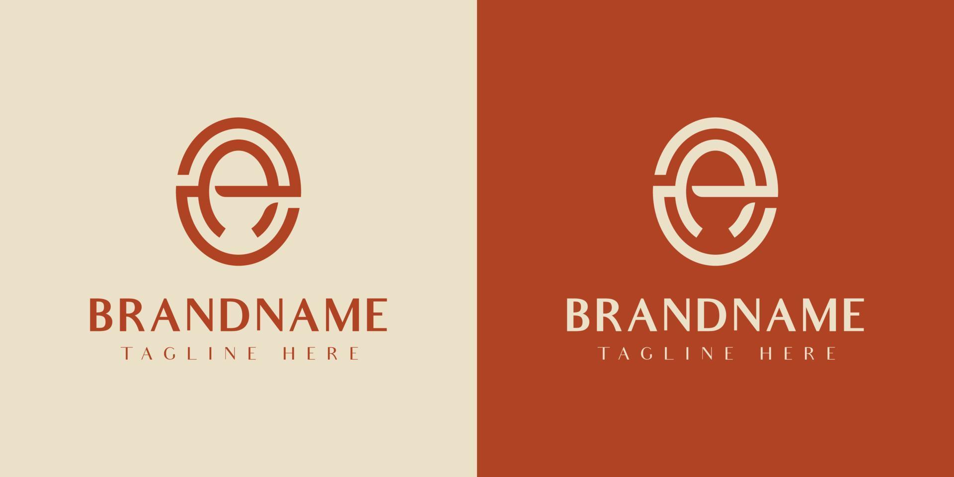 Letter AZ or ZA Oval Logo, suitable for any business with AZ or ZA initials. vector