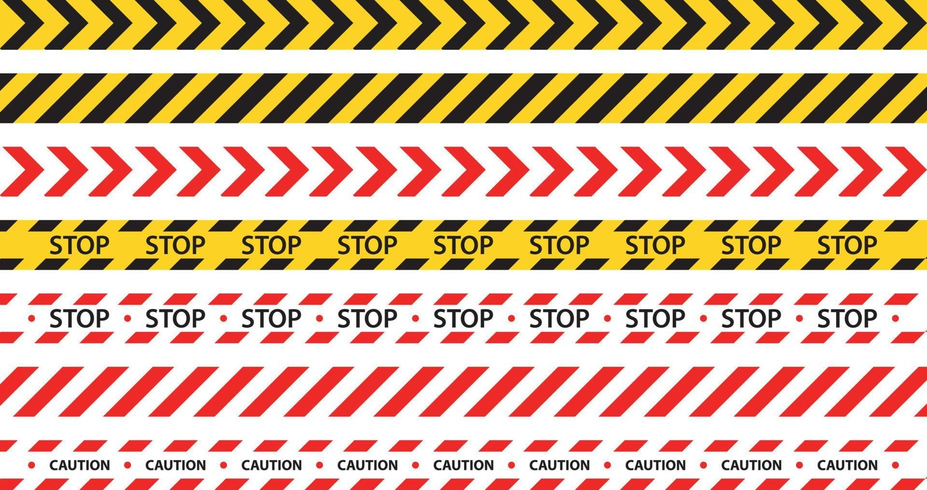 Hazardous warning tape background . Free Vector