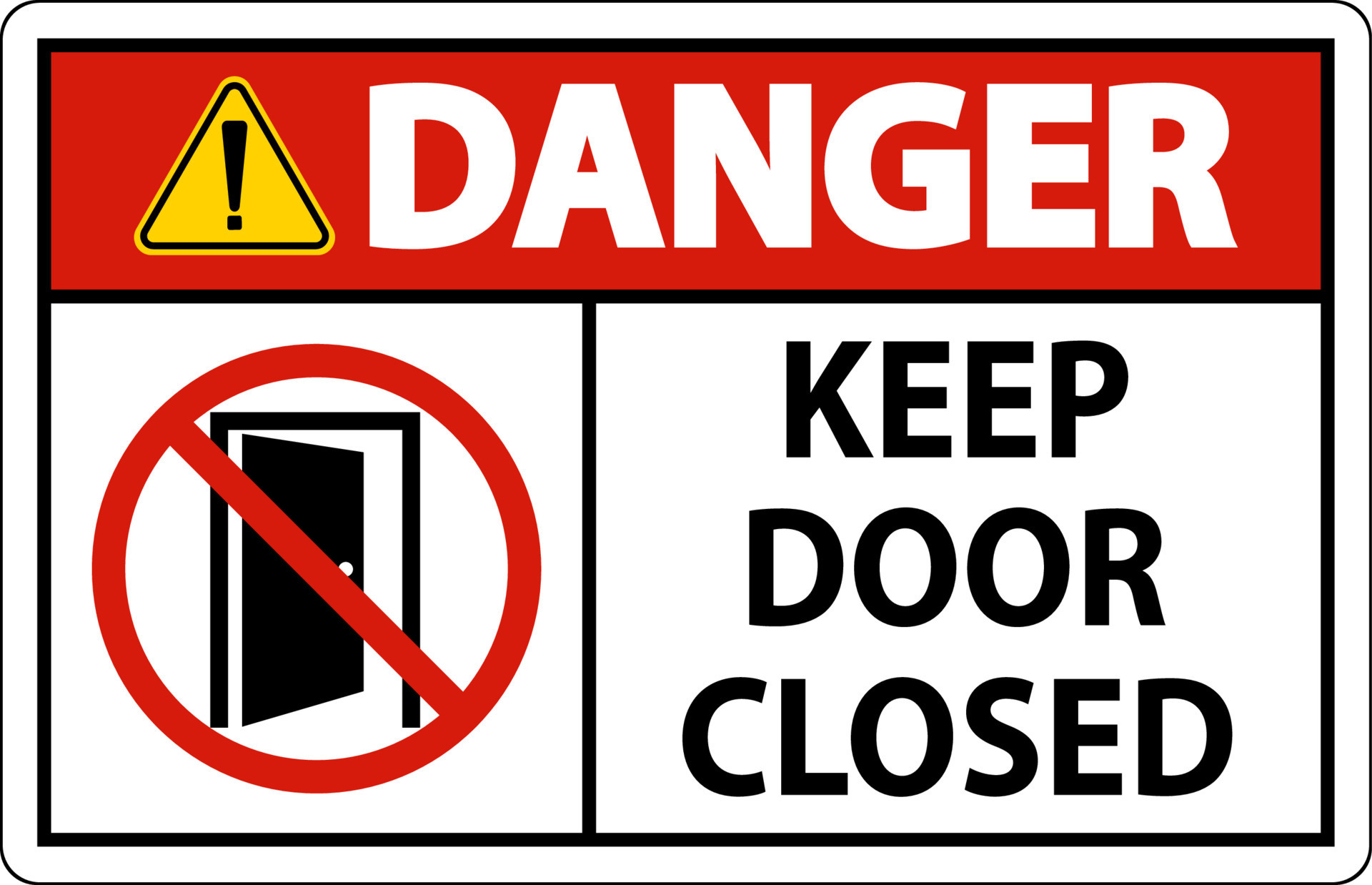 Danger Keep Door Closed Sign On White Background 15292701 Vector Art At rearrange-jumbled-sentences-with-answers-basic-english-sentences
