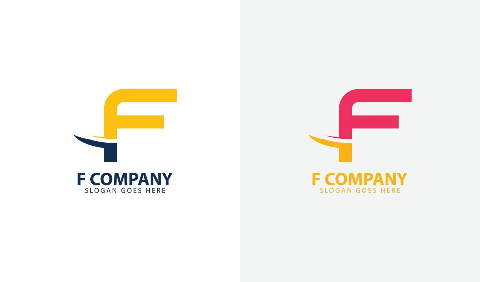 initials letter company logo template vector