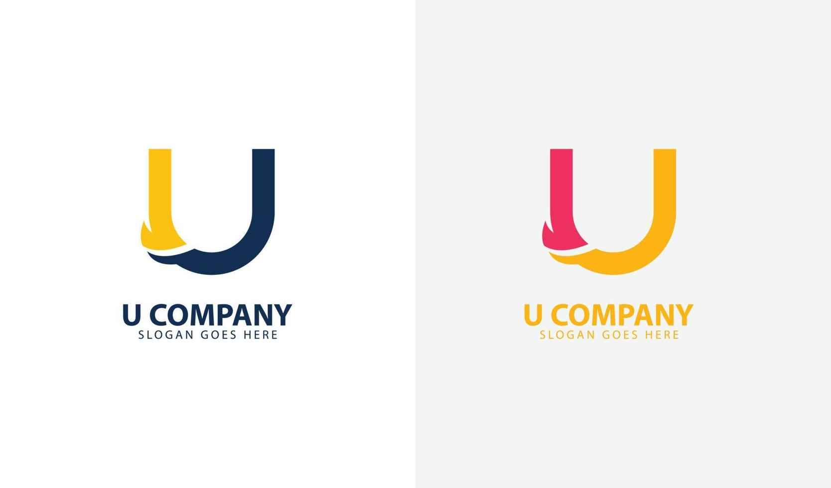 initials letter company logo template vector