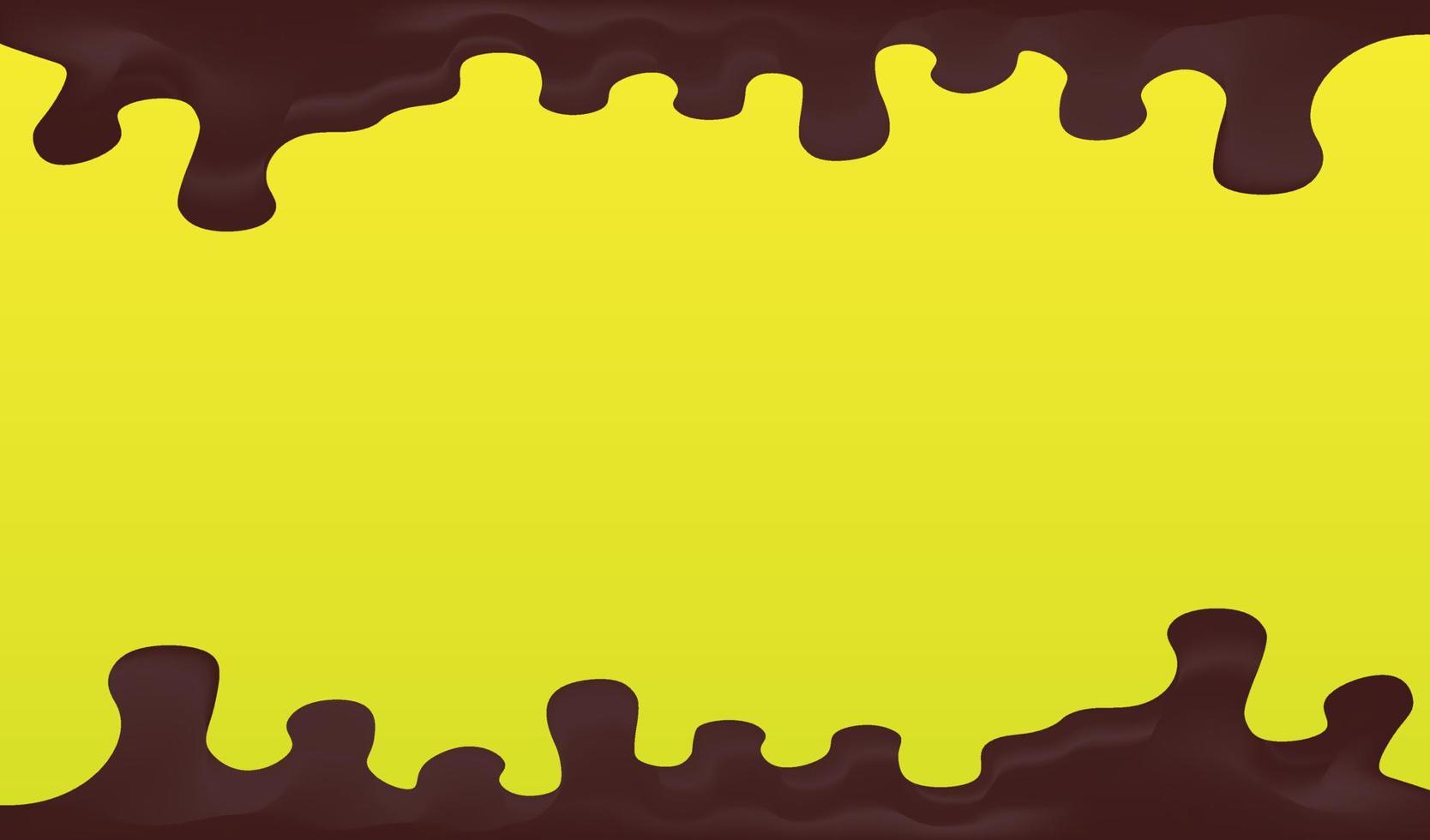 vector de fondo de efecto de gotas de chocolate