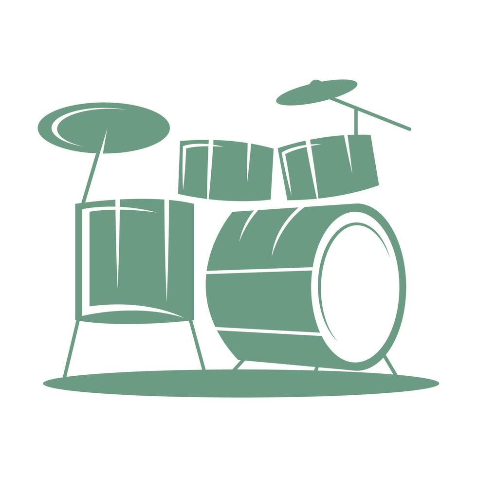Drum flat design icon illustration 15293738 Vector Art at Vecteezy