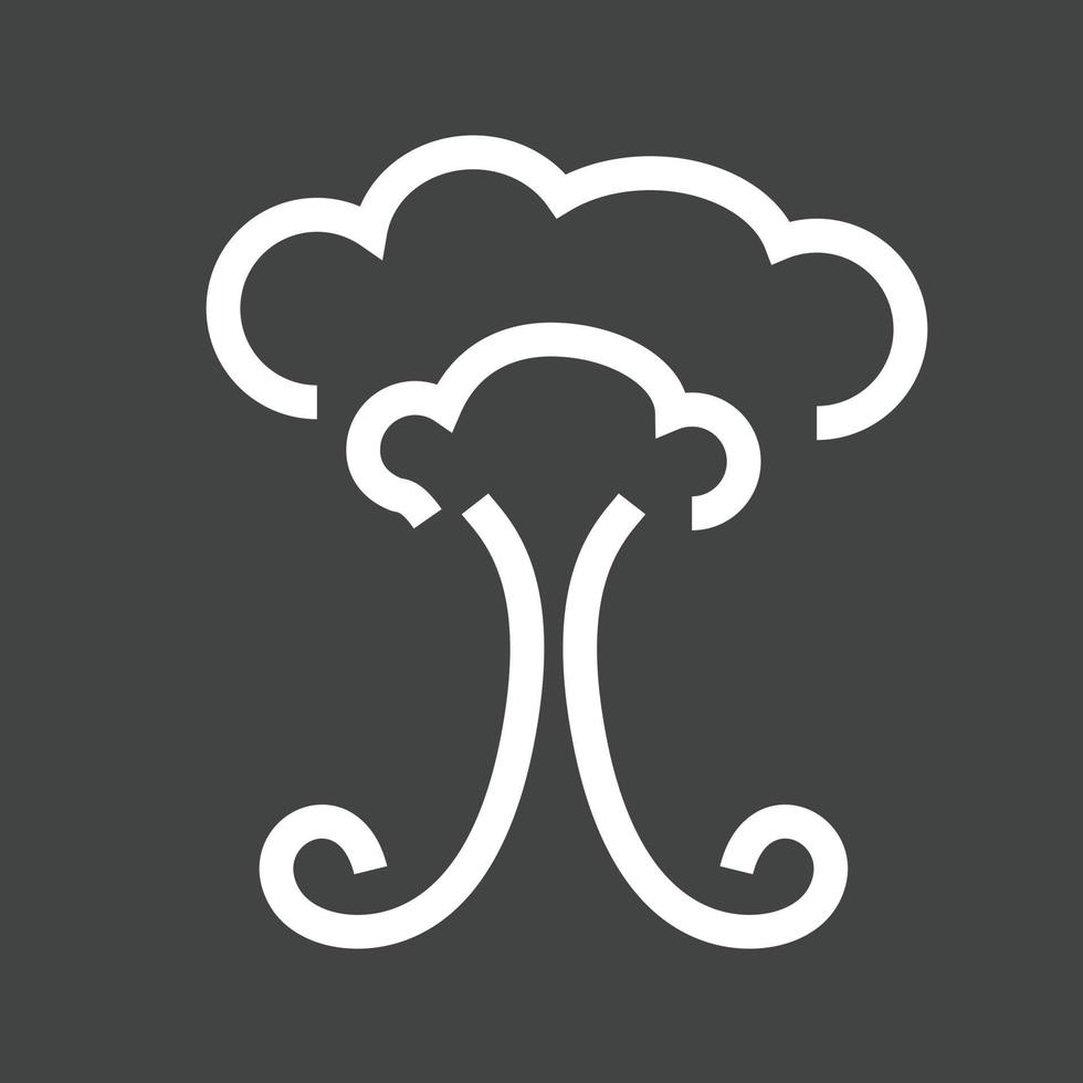 Explosion Line Inverted Icon vector