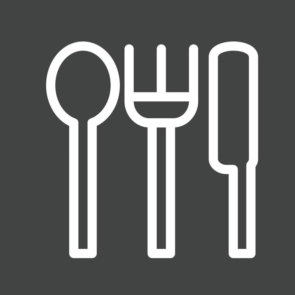 Baby Crockery Line Inverted Icon vector