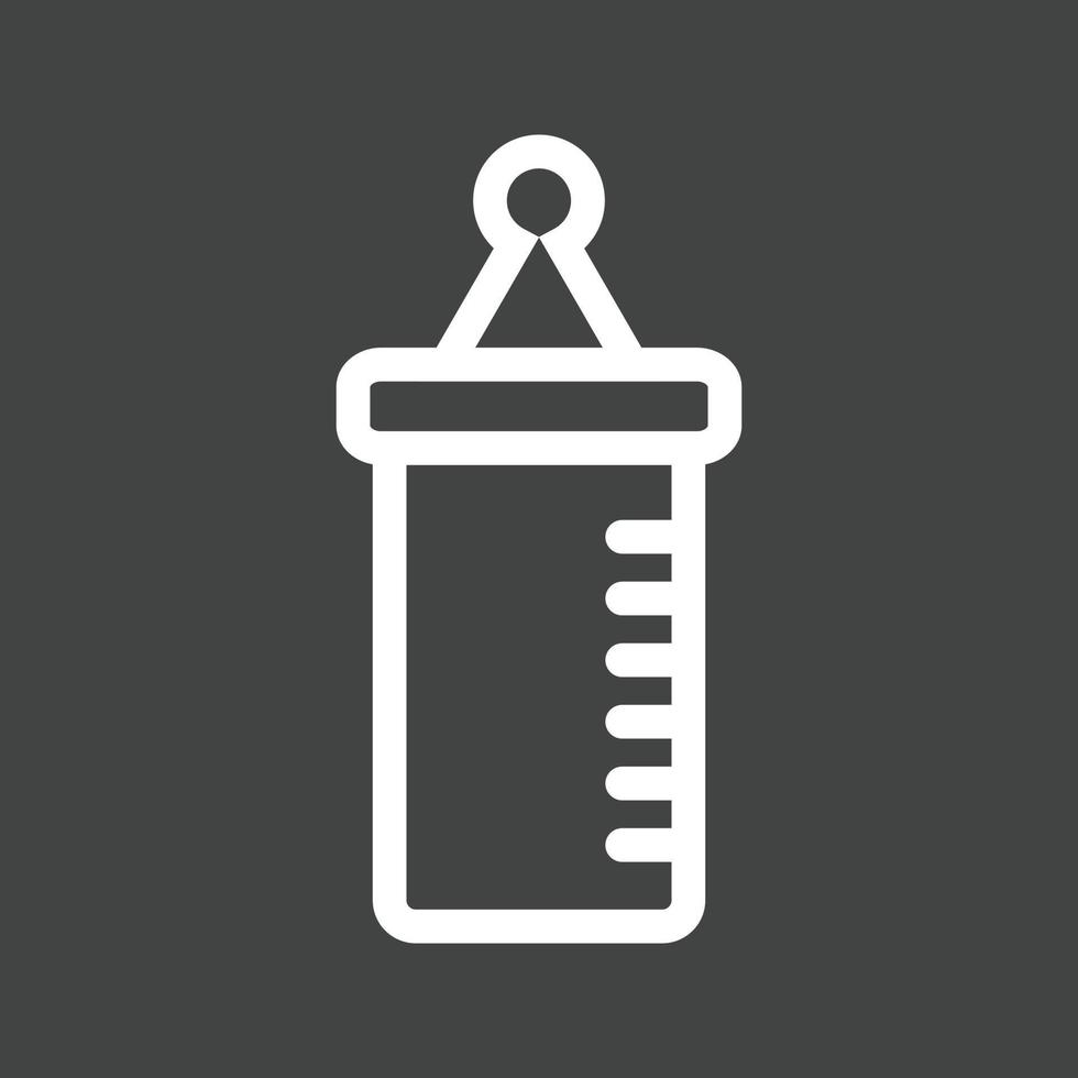 Feeder I Line Inverted Icon vector