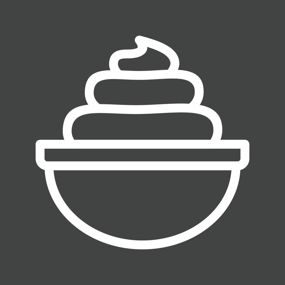 Whip Cream Line Inverted Icon 15295414 Vector Art at Vecteezy