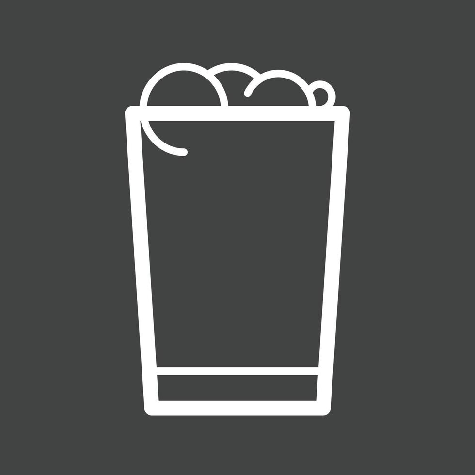 Alcohol Line Inverted Icon vector
