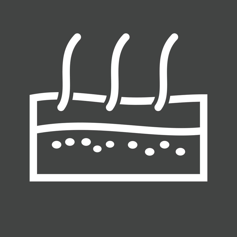 Skin Line Inverted Icon vector