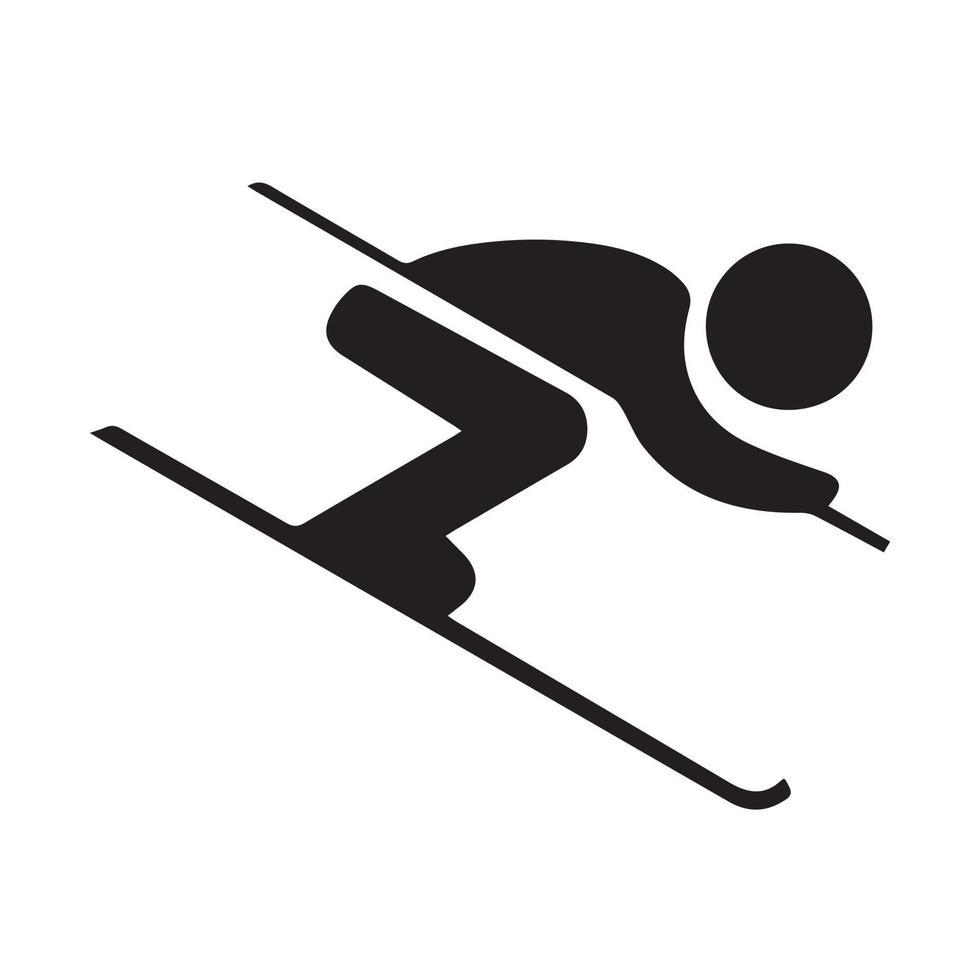 Person riding snowboard. Snowboarder in action vector illustration. Extreme winter sports. Snowboarding emblem. Sport club logo. Snowboarding equipment.