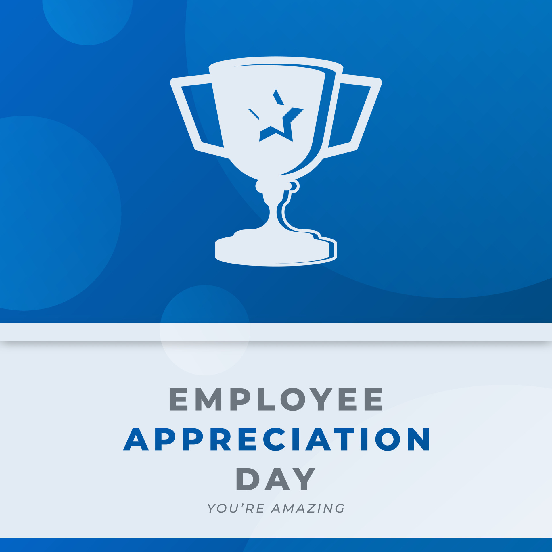 Happy Employee Appreciation Day March Celebration Vector Design