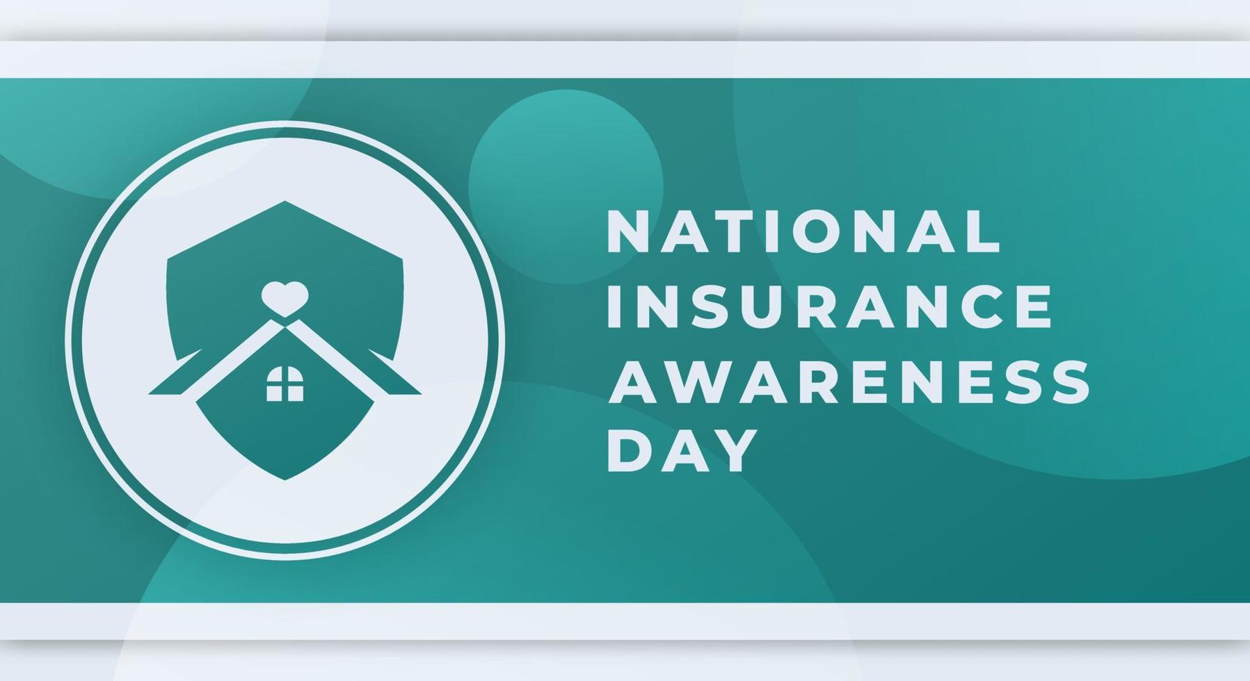 Happy National Insurance Awareness Day June Celebration Vector Design