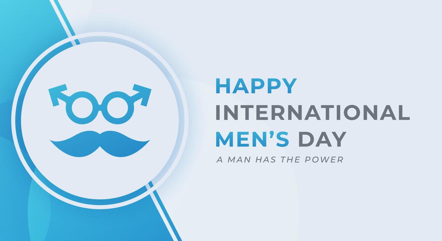 Happy International Mens Day November Celebration Vector Design Illustration. Template for Background, Poster, Banner, Advertising, Greeting Card or Print Design Element