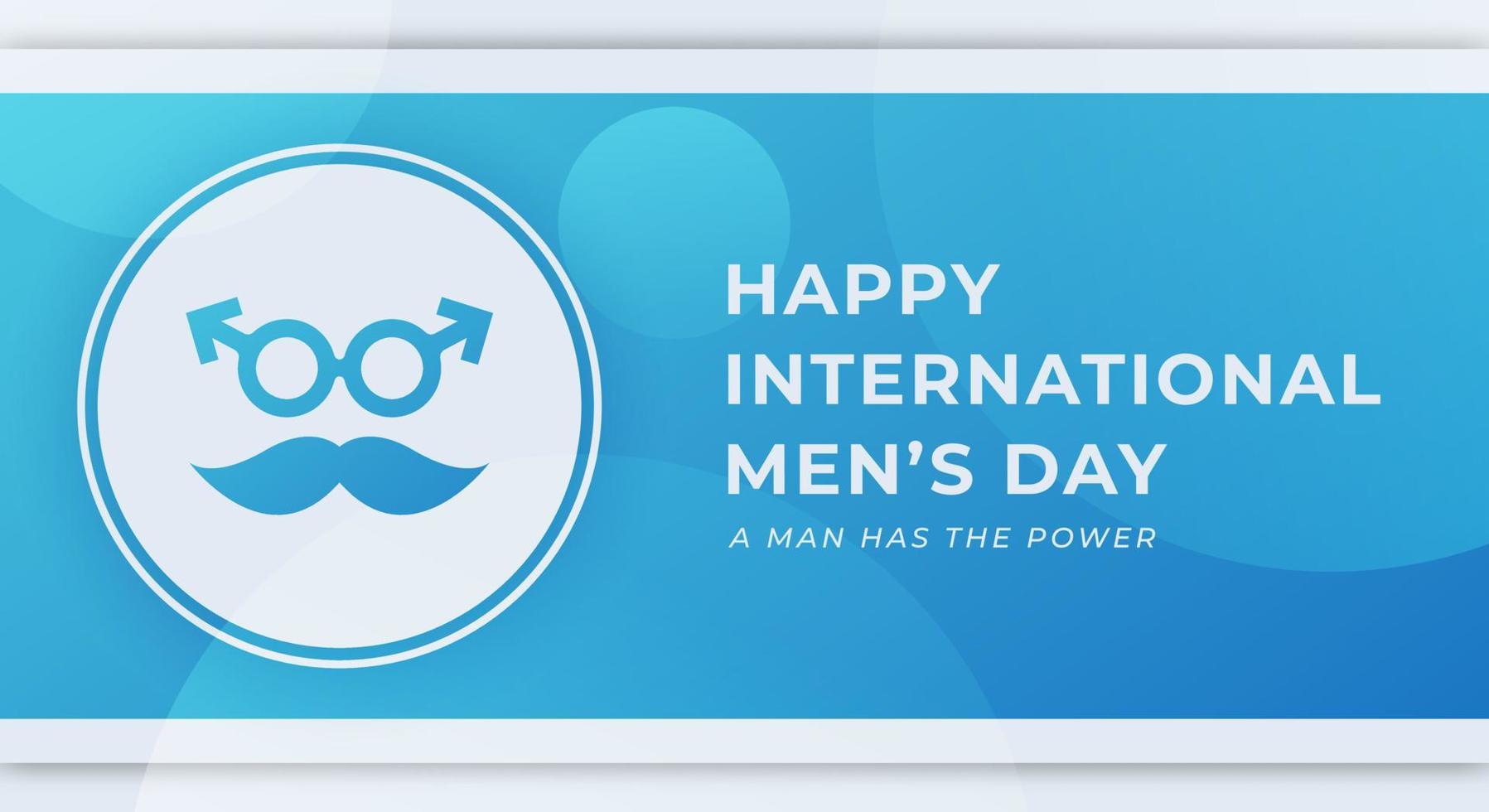 Happy International Mens Day November Celebration Vector Design Illustration. Template for Background, Poster, Banner, Advertising, Greeting Card or Print Design Element