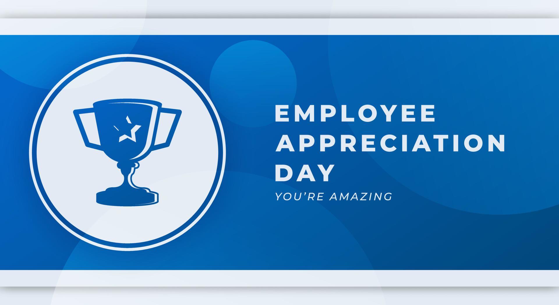 Happy Employee Appreciation Day March Celebration Vector Design