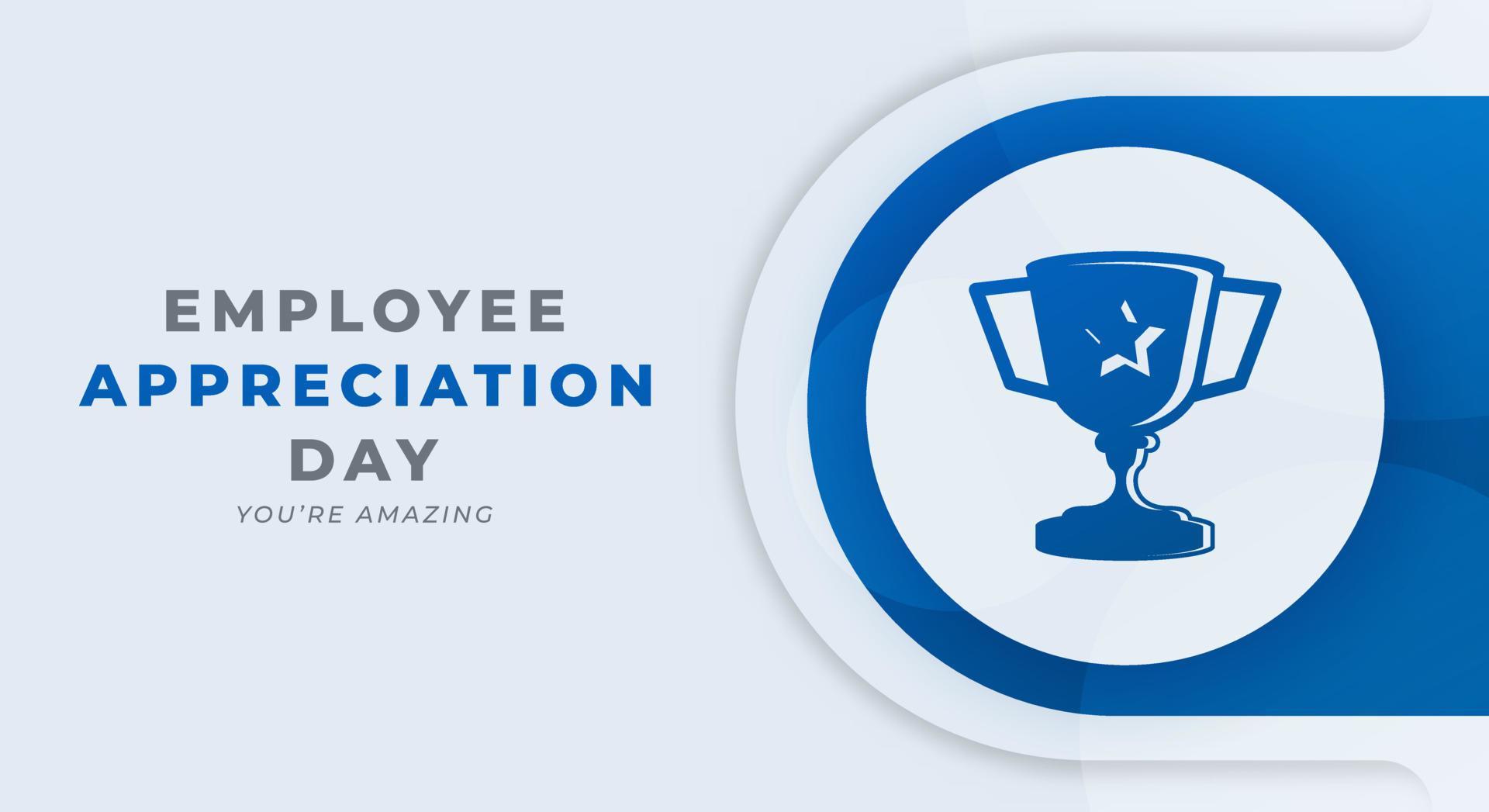 Happy Employee Appreciation Day March Celebration Vector Design