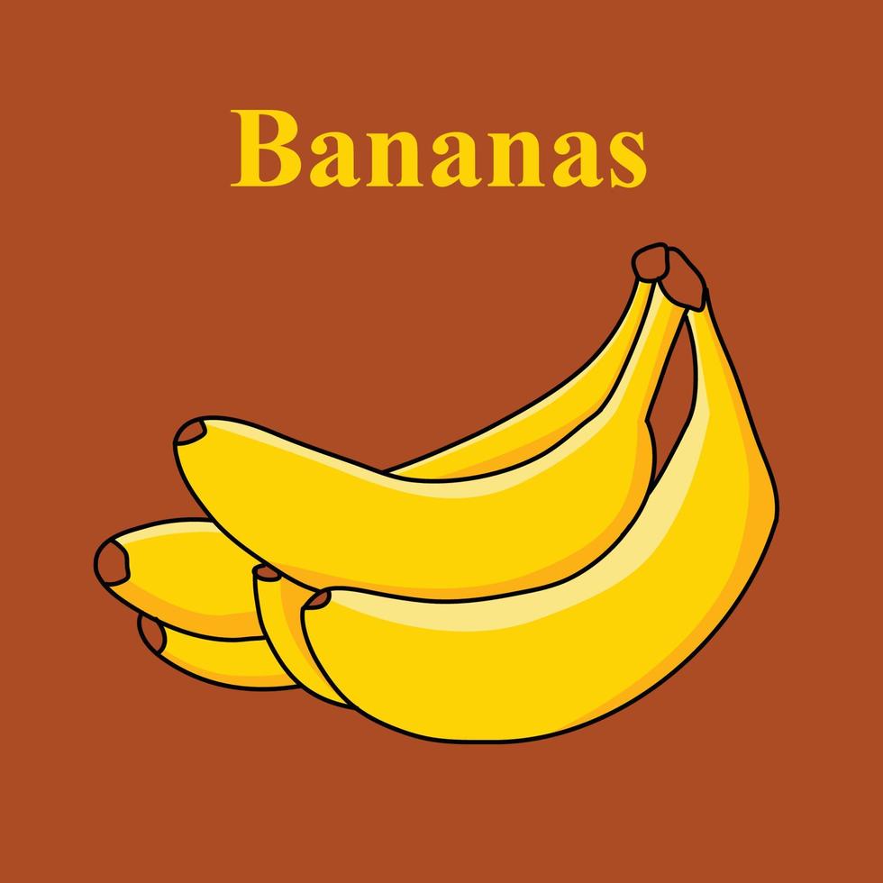 banana illustration vector