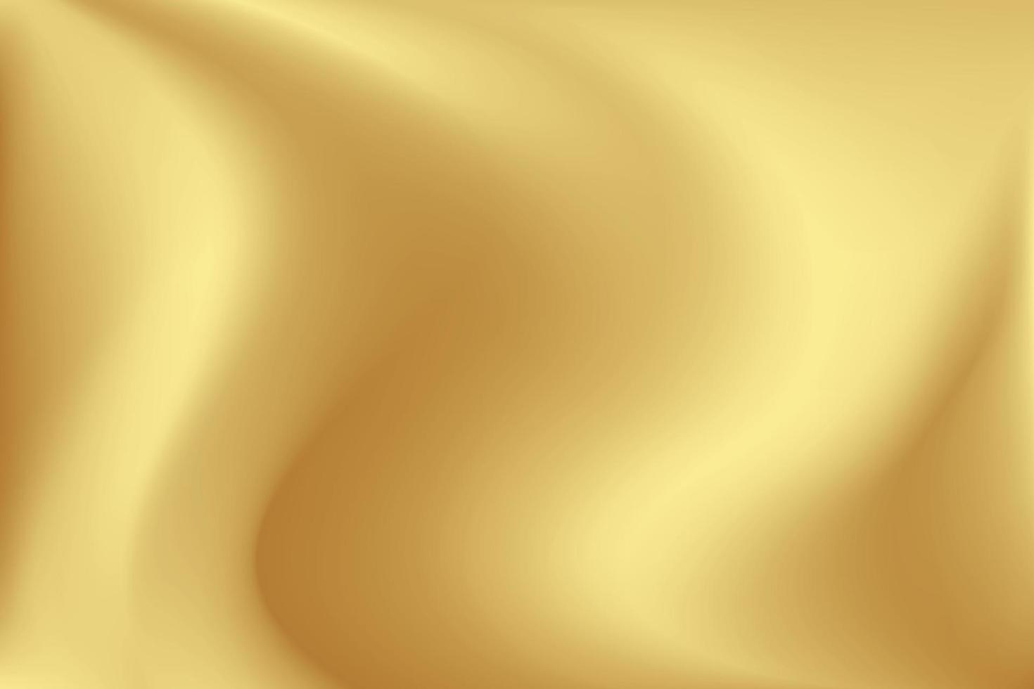 Gold abstract blurred gradient background. Vector illustration.