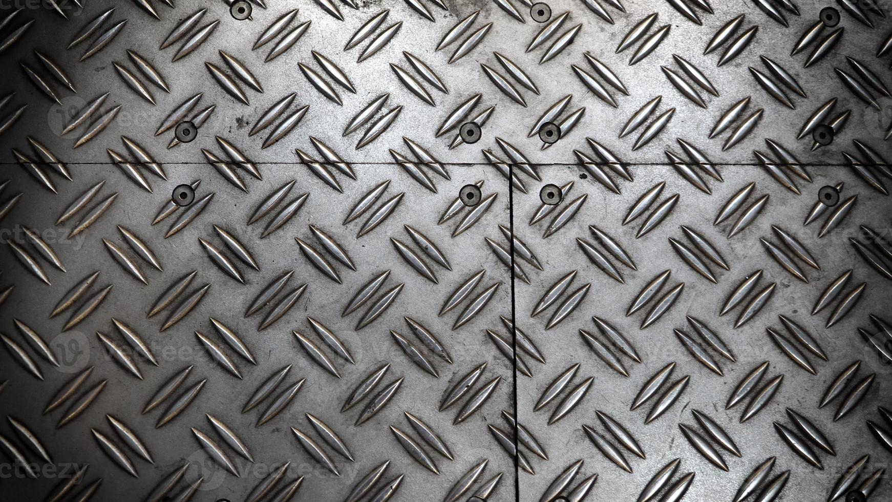 Anti slip metal sheet floor . photo