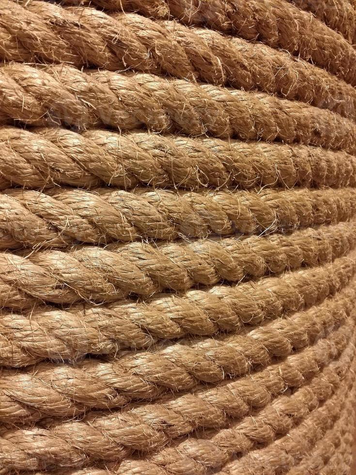 Real big rough and tough rope. photo